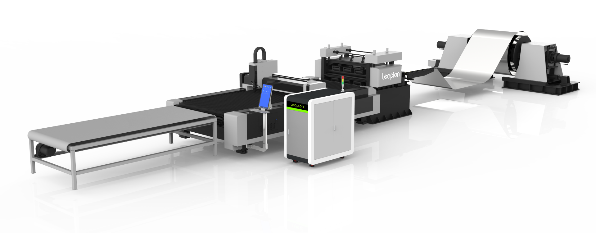 What are the application advantages of intelligent unwinding and leveling laser cutting machine?